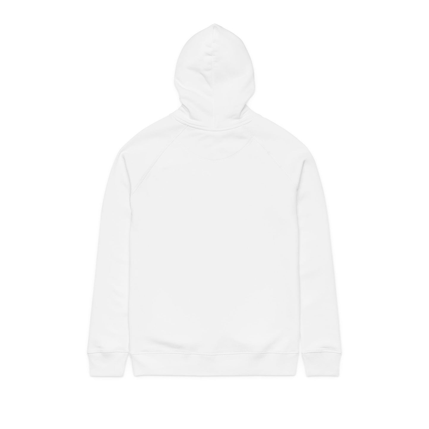 Nikola Wolfen Signature Hoodie – Minimal White Unisex