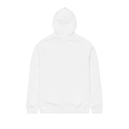 Nikola Wolfen Signature Hoodie – Minimal White Unisex